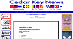 Desktop Screenshot of cedarkeynews.com