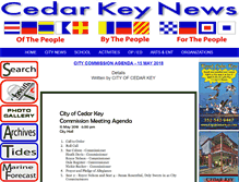 Tablet Screenshot of cedarkeynews.com